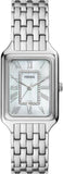 Buy Shop Fossil Raquel Three Hand Date Mother of Pearl Dial Silver Steel Strap Watch for Women - ES5306 USA Online