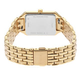 Buy Shop Fossil Raquel Three Hand Date White Dial Gold Steel Strap Watch For Women - ES5220 USA Online