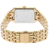 Buy Shop Fossil Raquel Three Hand Date White Dial Gold Steel Strap Watch For Women - ES5220 USA Online