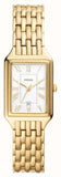 Buy Shop Fossil Raquel Three Hand Date White Dial Gold Steel Strap Watch For Women - ES5220 USA Online