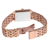 Buy Shop Fossil Raquel Three Hand Date White Dial Rose Gold Steel Strap Watch For Women - ES5271 USA Online