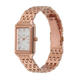 Buy Shop Fossil Raquel Three Hand Date White Dial Rose Gold Steel Strap Watch For Women - ES5271 USA Online