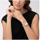 Buy Shop Fossil Raquel Three Hand Mother of Pearl Dial Two Tone Steel Strap Watch For Women - ES5305 USA Online