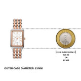 Buy Shop Fossil Raquel Three Hand White Dial Two Tone Steel Strap Watch For Women - ES5222 USA Online