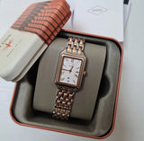 Buy Shop Fossil Raquel Three Hand White Dial Two Tone Steel Strap Watch For Women - ES5222 USA Online