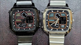 Buy Shop Fossil Retro Analog-Digital Black Dial Black Steel Strap Watch for Men - FS5891 USA Online