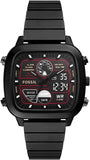 Buy Shop Fossil Retro Analog-Digital Black Dial Black Steel Strap Watch for Men - FS5891 USA Online