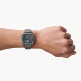 Buy Shop Fossil Retro Analog-Digital Black Dial Grey Steel Strap Watch for Men - FS5892 USA Online