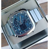 Buy Shop Fossil Retro Analog-Digital Black Dial Grey Steel Strap Watch for Men - FS5892 USA Online
