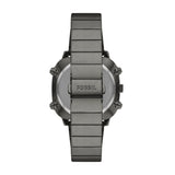Buy Shop Fossil Retro Analog-Digital Black Dial Grey Steel Strap Watch for Men - FS5892 USA Online