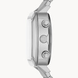 Buy Shop Fossil Retro Analog-Digital Black Dial Silver Steel Strap Watch for Men - FS5890 USA Online