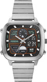 Buy Shop Fossil Retro Analog-Digital Black Dial Silver Steel Strap Watch for Men - FS5890 USA Online