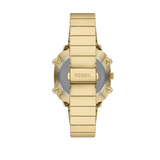 Buy Shop Fossil Retro Analog-Digital Gold Dial Gold Steel Strap Watch for Men - FS5889 USA Online