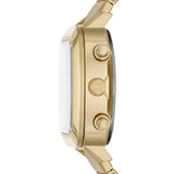Buy Shop Fossil Retro Analog-Digital Gold Dial Gold Steel Strap Watch for Men - FS5889 USA Online