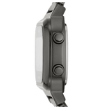 Buy Shop Fossil Retro Digital Black Dial Black Steel Strap Watch for Men - FS5846 USA Online