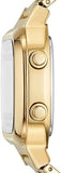 Buy Shop Fossil Retro Digital Gold Dial Gold Steel Strap Watch for Men - FS5843 USA Online