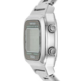 Buy Shop Fossil Retro Digital Silver Dial Silver Steel Strap Watch for Men - FS5844 USA Online