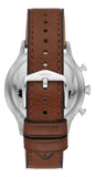 Buy Shop Fossil Retro Pilot Chronograph Blue Dial Brown Leather Strap Watch for Men - FS5832 USA Online