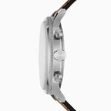 Buy Shop Fossil Retro Pilot Chronograph Blue Dial Brown Leather Strap Watch for Men - FS5832 USA Online