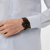 Buy Shop Fossil Retro Pilot Chronograph Brown Dial Brown Leather Strap Watch for Men - FS5833 USA Online