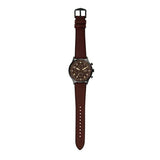 Buy Shop Fossil Retro Pilot Chronograph Brown Dial Brown Leather Strap Watch for Men - FS5833 USA Online