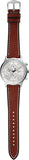 Buy Shop Fossil Retro Pilot Chronograph Silver Dial Brown Leather Strap Watch for Men - FS5809 USA Online