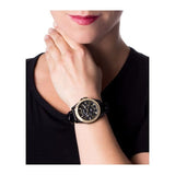 Buy Shop Fossil Riley Black Dial Black Leather Strap Watch for Women - ES3696 USA Online