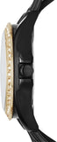 Buy Shop Fossil Riley Black Dial Black Leather Strap Watch for Women - ES3696 USA Online