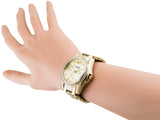 Buy Shop Fossil Riley Gold Dial Gold Steel Strap Watch for Women - ES3203 USA Online