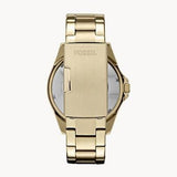Buy Shop Fossil Riley Gold Dial Gold Steel Strap Watch for Women - ES3203 USA Online