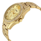 Buy Shop Fossil Riley Gold Dial Gold Steel Strap Watch for Women - ES3203 USA Online