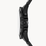 Buy Shop Fossil Riley Multifunction Black Dial Black Steel Strap Watch for Women - ES4519 USA Online