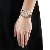 Buy Shop Fossil Riley Multifunction Rose Gold Dial Rose Gold Steel Strap Watch for Women - ES2811 USA Online
