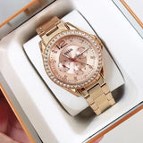 Buy Shop Fossil Riley Multifunction Rose Gold Dial Rose Gold Steel Strap Watch for Women - ES2811 USA Online