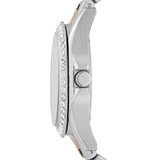 Buy Shop Fossil Riley Multifunction Rose Gold Dial Two Tone Steel Strap Watch for Women - ES4145 USA Online