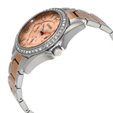 Buy Shop Fossil Riley Multifunction Rose Gold Dial Two Tone Steel Strap Watch for Women - ES4145 USA Online