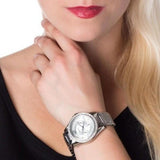 Buy Shop Fossil Riley Multifunction Silver Dial Silver Steel Strap Watch for Women - ES3202 USA Online