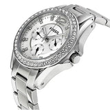 Buy Shop Fossil Riley Multifunction Silver Dial Silver Steel Strap Watch for Women - ES3202 USA Online