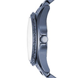 Buy Shop Fossil Riley Quartz Blue Dial Blue Steel Strap Watch for Women - ES4294 USA Online