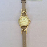 Buy Shop Fossil Riley White Dial Beige Leather Strap Watch for Women - ES3465 USA Online