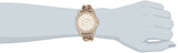 Buy Shop Fossil Riley White Dial Beige Leather Strap Watch for Women - ES3465 USA Online