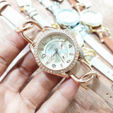 Buy Shop Fossil Riley White Dial Beige Leather Strap Watch for Women - ES3465 USA Online