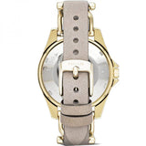 Buy Shop Fossil Riley White Dial Beige Leather Strap Watch for Women - ES3465 USA Online