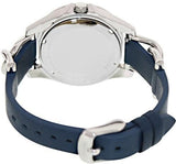 Buy Shop Fossil Riley White Dial Blue Leather Strap Watch for Women - ES3464 USA Online