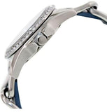 Buy Shop Fossil Riley White Dial Blue Leather Strap Watch for Women - ES3464 USA Online