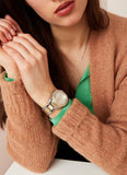 Buy Shop Fossil Riley White Dial Two Tone Steel Strap Watch for Women - ES3204 USA Online