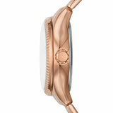 Buy Shop Fossil Rye Automatic Skeleton Rose Gold Dial Rose Gold Steel Strap Watch for Women - BQ3754 USA Online
