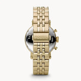 Buy Shop Fossil Rye Mother of Pearl White Dial Gold Steel Strap Watch for Women - ES3756 USA Online
