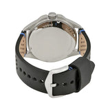 Buy Shop Fossil Sport 54 Day Date Black Dial Black Leather Strap Watch for Men - FS5321 USA Online