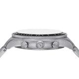 Buy Shop Fossil Sport Tourer Chronograph Black Dial Silver Steel Strap Watch for Men - FS6045 USA Online